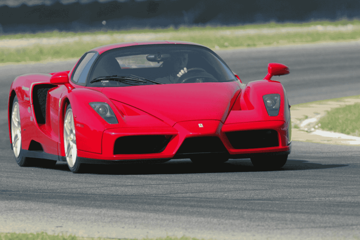 ferrari enzo in pista